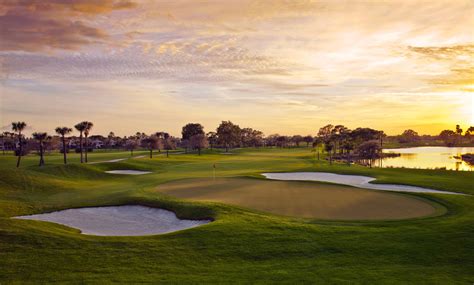 9th hole on the Champion Course at PGA National Resort & Spa, home of the PGA TOUR Honda Classic ...