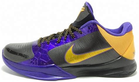 Kobe Bryant Shoes Pictures: Nike Zoom Kobe V 5 Lakers Edition, 2010 NBA ...