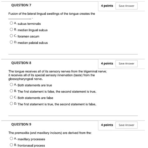 Solved A. sulcus terminalis B. median lingual sulcus C. | Chegg.com