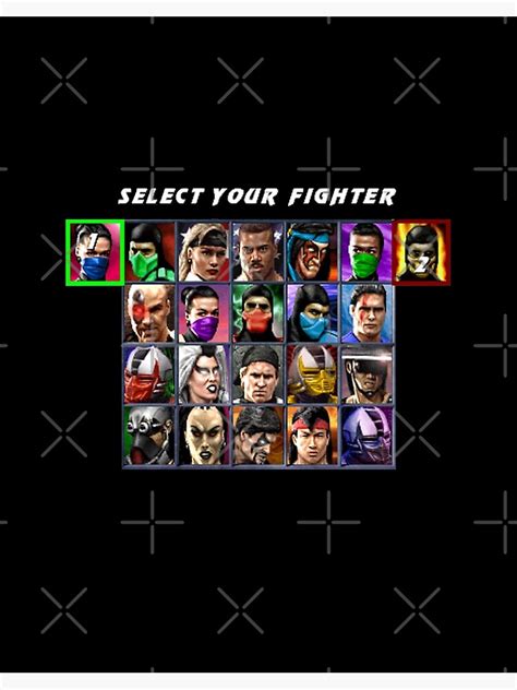 Ultimate mortal kombat 3 character select - inputna