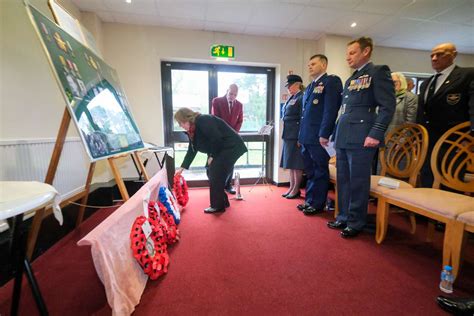 RAF Welford honours Lancaster mystery crash victims