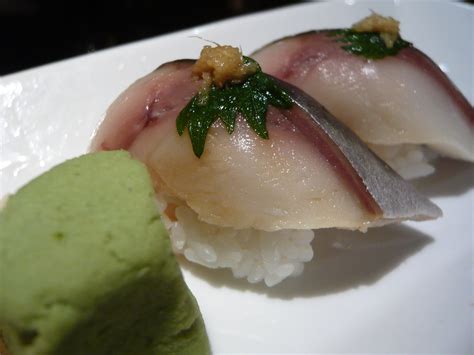 Mackerel sushi | At Finn & Porter. | WordRidden | Flickr