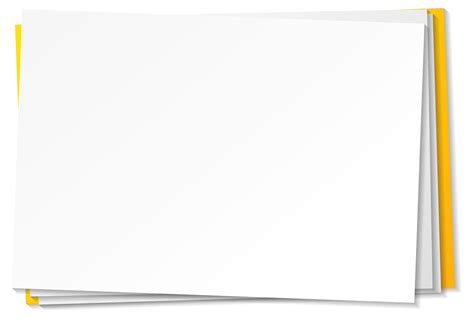 Blank paper note template on white background 1845983 Vector Art at ...