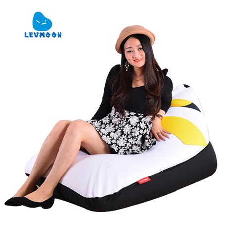 LEVMOON Beanbag Sofa Chair Pikachu Seat zac Shell Comfort Bean Bag Bed ...