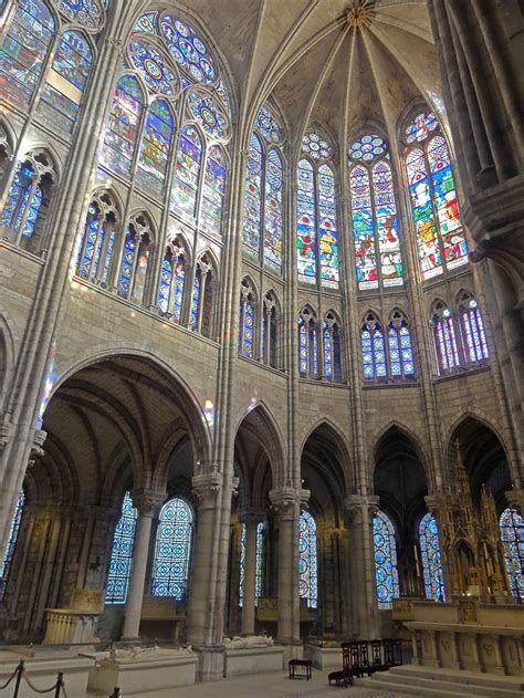 Saint-Denis (93), basilique Saint-Denis, abside 3 - Gothic architecture ...