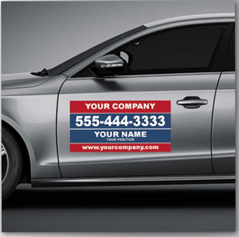 Personalized Car Vehicle Advertising Magnets - Magnets By HSMAG