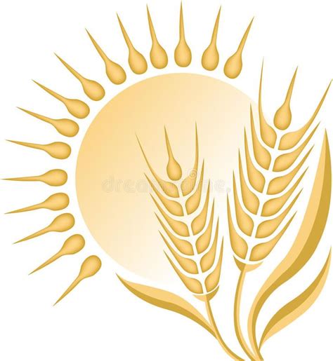 Wheat logo. Illustration art of a wheat logo with isolated background , #ad, #Illustration, # ...