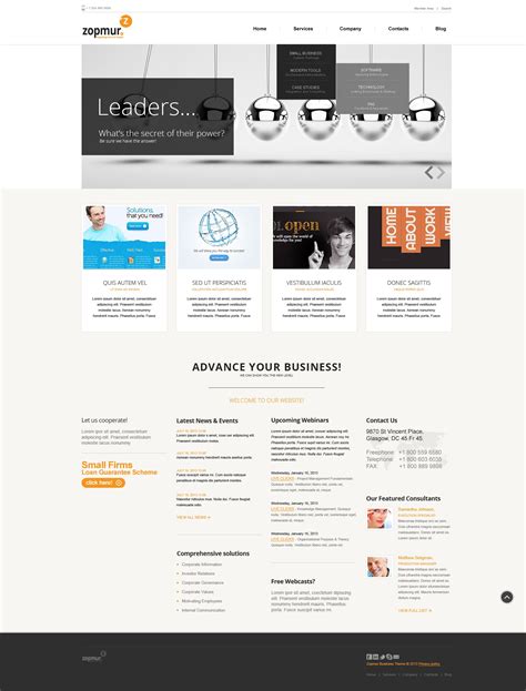 SEO Website Website Template #43161