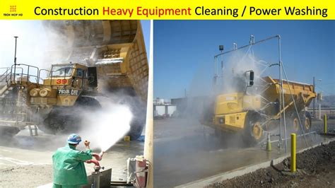 HEAVY EQUIPMENT PRESSURE WASHING COMPILATION -2 TechMopHD - YouTube