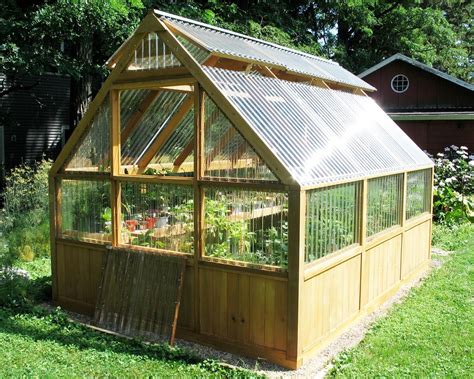 Greenhouse Kits - Polycarbonate Covered - Cedar Framed - Watch us ...