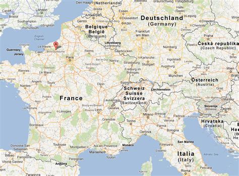 Rouen Map - France