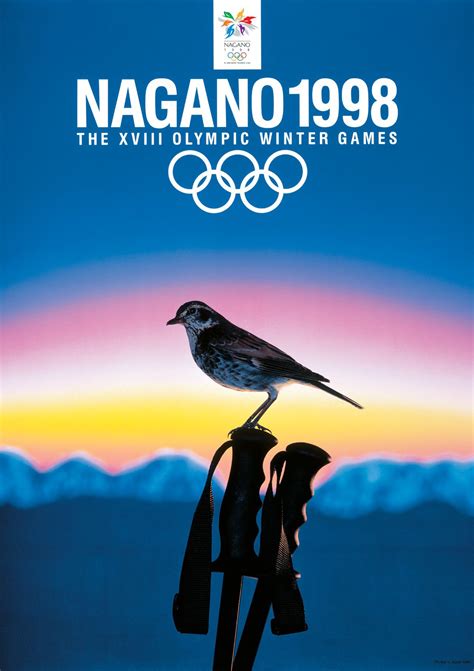 Nagano 1998 Olympic logo, poster design & look of the games