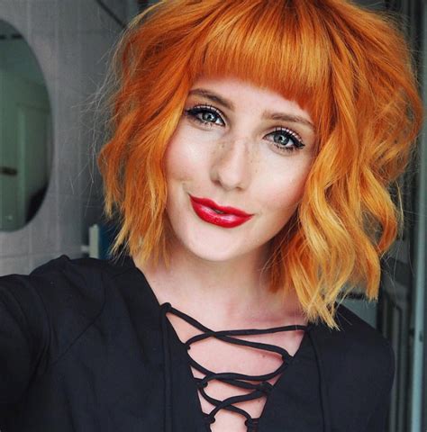 25 Glossy Orange Hair Color Ideas — From Bright Red Orange to Burnt Orange Check more at http ...