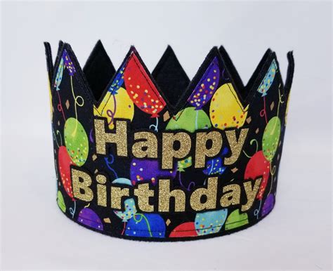 Happy Birthday Crown Birthday Hat Happy Birthday Birthday | Etsy