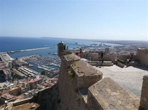 Alicante castle editorial stock image. Image of spain - 139512699