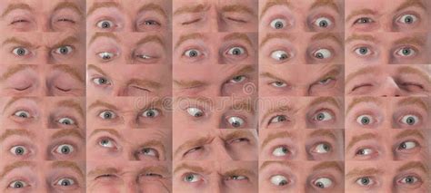 Eyes Expressions in Closeup Stock Photo - Image of imitation, large: 30110406