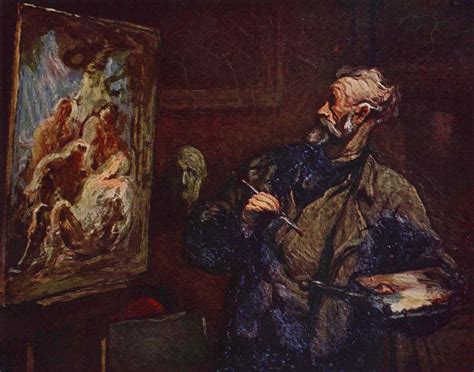 The Painter - Honore Daumier - WikiArt.org - encyclopedia of visual arts