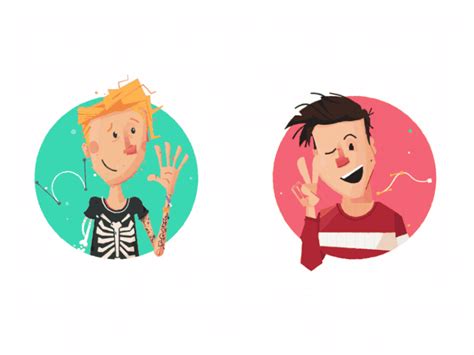 Friends, Animated on Behance