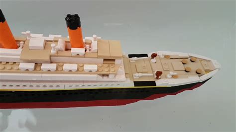 LEGO Titanic Model Sinking