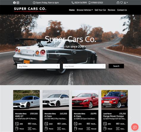 Website Design Templates For Used Car Dealers | MotorDesk