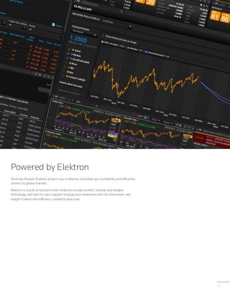 Thomson Reuters Eikon Factsheet - Financial Analysis Desktop and Mobi…