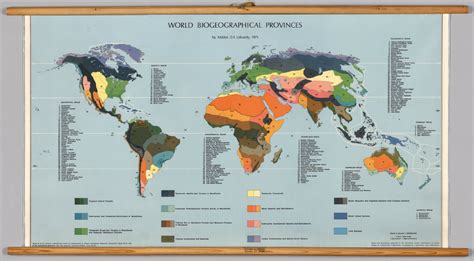 World -- Biogeographical Provinces - David Rumsey Historical Map Collection