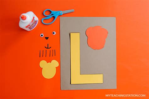Letter L Craft: Lion | MyTeachingStation.com