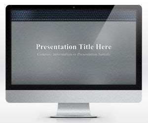 Free Leather Gray PowerPoint Template (16:9) - Free PowerPoint Templates - SlideHunter.com