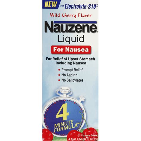 NAUZENE For Nausea, Liquid, Wild Cherry Flavor (4 oz) Delivery or ...