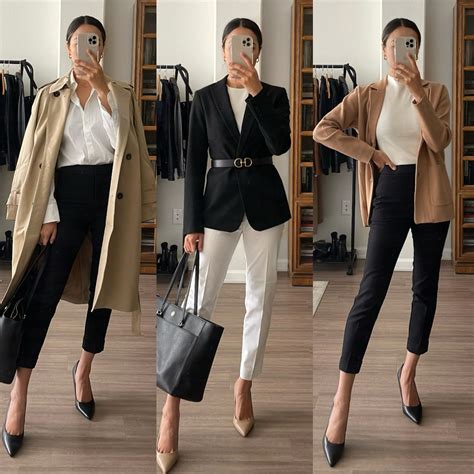 5 Black, White & Camel/Beige Workwear Outfits - LIFE WITH JAZZ