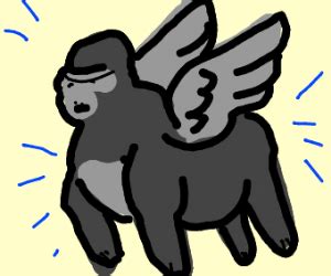 flying gorilla - Drawception