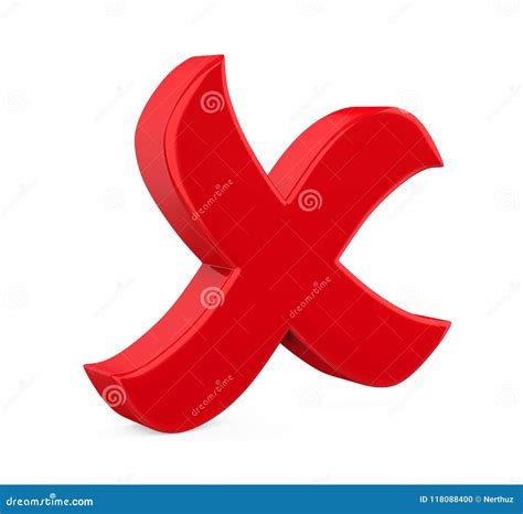 Wrong Cross Symbol Isolated Stock Illustration - Illustration of reject, fail: 118088400