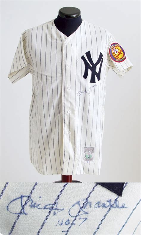 Mickey Mantle Autographed Jersey