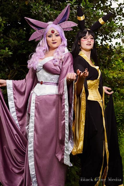 Espeon and Umbreon Gijinka Cosplay by Kotone Cosplay and RIni Cosplay ...