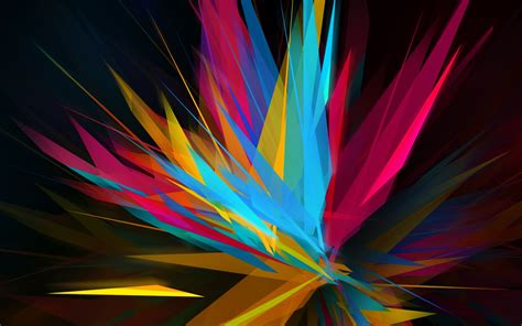 Abstract Sharp Shapes Wallpaper HD Wallpapers