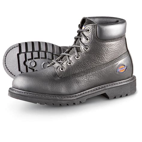 Men's Dickies® 6" Centurion Work Boots, Black - 200330, Work Boots at ...