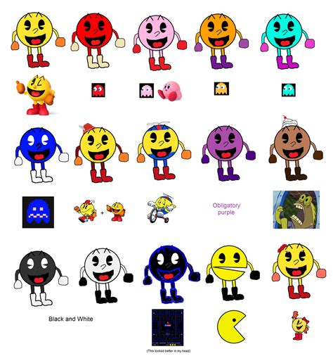 Printable Pac Man Characters