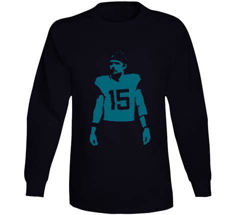 Cool Gardner Minshew Ii Silhouette Jacksonville Football Team Fan Long Sleeve