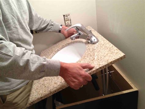 How to Replace & Install a Bathroom Vanity and Sink