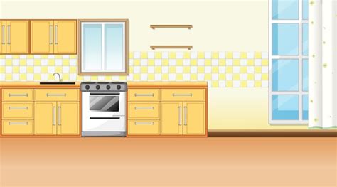 Empty kitchen clipart Vectors & Illustrations for Free Download | Freepik