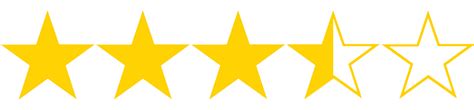 Rating Star Png Photo 1 5 Star Rating - Clip Art Library