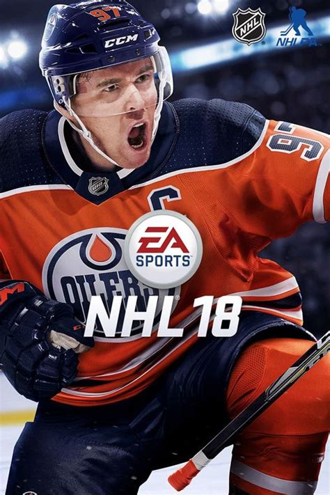 NHL 18 (2017) box cover art - MobyGames