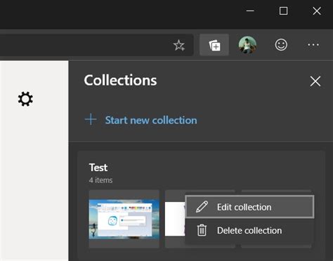 Microsoft Edge is getting Collections feature on Windows 10