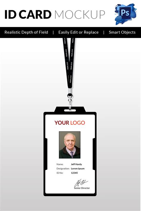 Free Printable Id Badge Template ~ Excel Templates