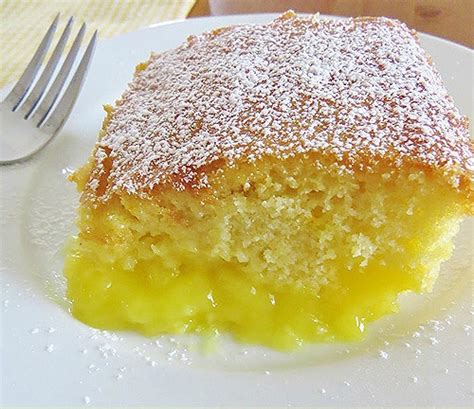 Warm Lemon Pudding Cake recipe | Chefthisup