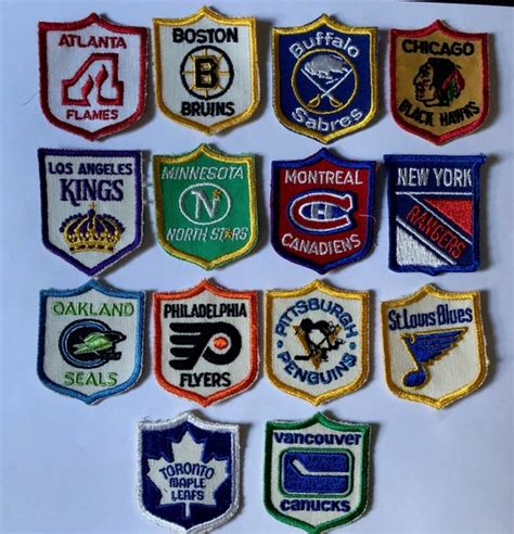 VINTAGE NHL Teams Cloth Crests NEW Lower Price - Etsy