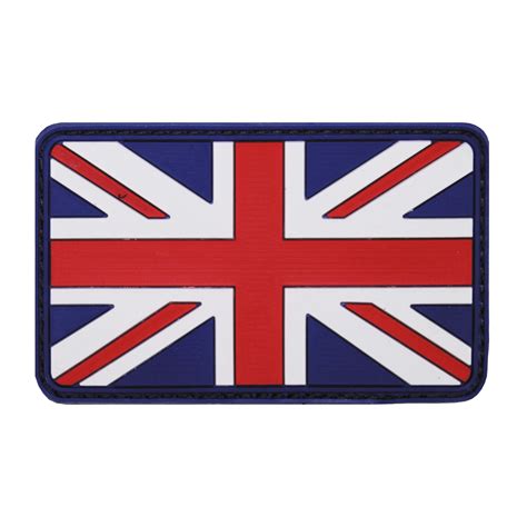 Great Britain Flagga Gummi Patch