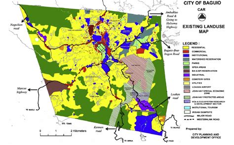 Land use map of Baguio city (OCPDC, 2002). | Download Scientific Diagram