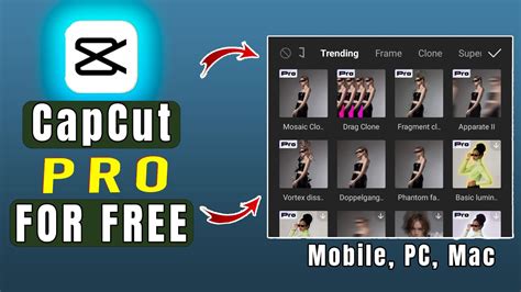 How to Get CapCut Pro for FREE on PC & Mobile | Update CapCut Edits - YouTube