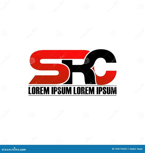 Letter SRC Simple Monogram Logo Icon Design. Stock Vector - Illustration of gaming, creative ...